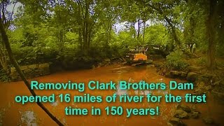 Clark Brothers Dam Removal  Quinnipiac River Restoration [upl. by Yard]