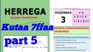 herrega kutaa 7ffaa boqonnaa 3 part 5 [upl. by Zetnod]