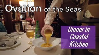 Coastal Kitchen  Is this the BEST meal on Ovation of the Seas [upl. by Lanti]