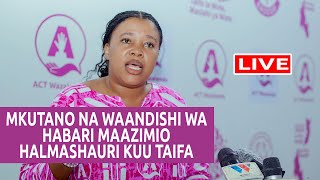 LIVE 🔴MWENEZI ACT WAZALENDO ANAFUNGUKA MUDA HUU MAAZIMIO HALMASHAURI KUU TAIFA [upl. by Sosthina]