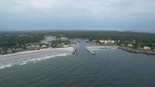 Kennebunkport Maine 360 degree look including houses along shore 6172024  DJI 0267 [upl. by Larentia]