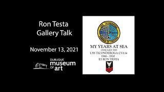 My Years at Sea Ron Testa Gallery Talk Vietnam The Real War [upl. by Banquer]