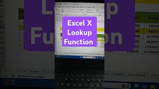 Excel X Lookup amp Advance Formula  excel exceltips shortsfeed shorts viralvideo computer [upl. by Granthem]