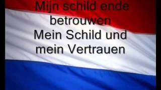 Nederlands volkslied  Dutch anthem quotWilhelmus van Nassauequot Vocaal Lyrics Dutch and German [upl. by Nutter]