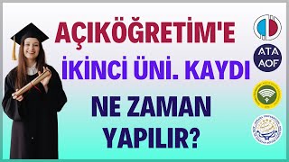 Sınavsız İkinci Üniversite Kaydı Ne Zaman Yapılır Kayıt İçin Gerekli Şartlar Nedir [upl. by Cassidy22]