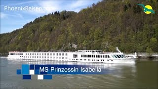 MS PRINZESSIN ISABELLA  Schiffsrundgang auf dem Donau Fluss Kreuzfahrtschiff von PHOENIX REISEN [upl. by Herve]