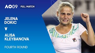 Jelena Dokic v Alisa Kleybanova Full Match  Australian Open 2009 Fourth Round [upl. by Benita]