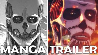 MAPPA JUST DID SOMETHING EXTRAORDINARY with Attack on Titan Final Season Part 4 Manga vs Trailer [upl. by Odlavu77]