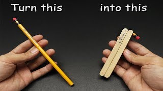 Turn an ordinary PENCIL into something COOL  DIY Tutorial [upl. by Nadnerb335]