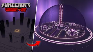 I Transformed END DIMENSION into a SPACESHIP in Minecraft HARDCORE  Cinematic movie [upl. by Kinata589]