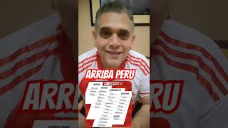 Convocatoria selección peruana Contra Uruguay y Brasil mundial viralvideo futbol sports [upl. by Frendel]