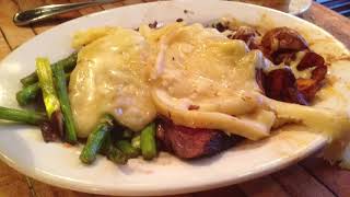 Raclette NYC Restaurant Melted Cheese [upl. by Yelrebma]