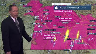 Scott Dorvals Idaho News 6 Forecast  Monday 8524 [upl. by Oivlis]