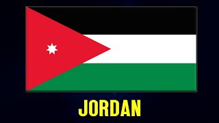 Flag of Jordan [upl. by Dobson]