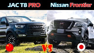 NISSAN FrontierNavara vs JAC Frison T8 2022 Japonesas contra Chinas ¿Cual Ganara  Vary Topics [upl. by Einot521]