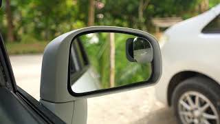 How To Install Car Blind Spot Mirrors Correctly  Installation Guide [upl. by Mandi]