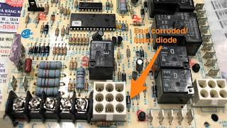 3A Fuse Keeps Blowing on a GibsonNordyne Furnace Repair [upl. by Derina]