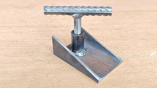 Millions of people dont know about this homemade metal vise  DIY iron vise [upl. by Dnaltiak]