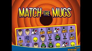 Looney Tunes Match the Mugs Gameplay Hard [upl. by Aniloj]