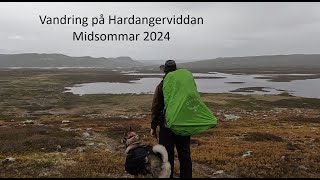 Vandring på Hardangervidda Midsommar 2024 [upl. by Leatri]