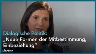 GrünenParteitag Interview mit Katrin GöringEckardt [upl. by Yllom]