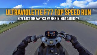 Ultraviolette F77 Electric Bike Review  Track Ride  Autocar India [upl. by Minni]