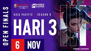 🔴 ID AP Mobile Legends Bang Bang  Snapdragon Mobile Open Finals  Season ke6  Hari 3 [upl. by Hatfield]