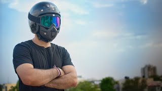 HALF FACE HELMET GOGGLE MASK  GEARBEST  VEGA [upl. by Omik]