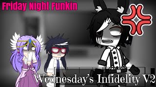 【Gacha Club】fnf vs Wednesday Infidelity V2 Part3 『日本語、English』 [upl. by Storer]