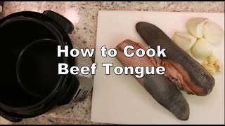 How to cook beef tongue in a pressure cooker [upl. by Nosmas]