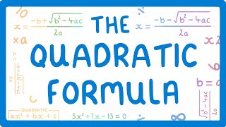 GCSE Maths  Solving Quadratics Using the Quadratic Formula 51 [upl. by Brocky]