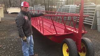 CampB Farm  Outdoors 24 Cattle Hay Wagon [upl. by Pierce436]