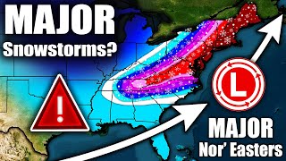 Models show Major Snowstorms amp Brutal Arctic Blasts for January [upl. by Irving]