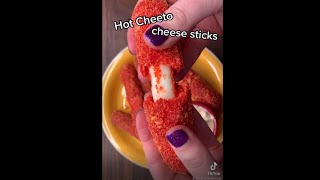 Hot Cheetos Fried Mozzarella Cheese Sticks [upl. by Engle]