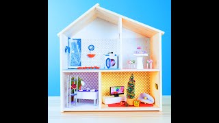 💐DIY Adorable dollhouse furniture 🏠 [upl. by Enifesoj]