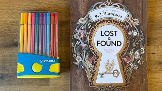 LOST amp FOUND COLOURING BOOK  RJ HAMPSON FLIP THROUGH [upl. by Cristina717]