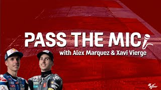 Pass The Mic Alex Marquez and Xavi Vierge [upl. by Irtimid]