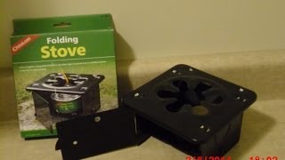 Coghlans Folding Stove Review [upl. by Akenat772]