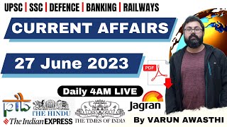 EP 1106 27 JUNE 2023 CURRENT AFFAIRS with Static GK  CurrentAffairs2023 [upl. by Atsuj]