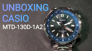 UNBOXING CASIO WATCH MTD130D1A2 [upl. by Anem]