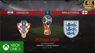 FIFA 18 WORLD CUP SEMIFINAL  CROÁCIA x INGLATERRA [upl. by Speroni]