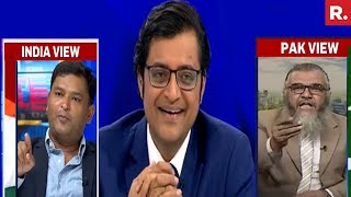 Major Gaurav Arya Vs Pakistans Col Shafqat Saeed  The Debate With Arnab Goswami [upl. by Stefania]