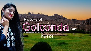 Golconda Fort Hyderabad History in Telugu  Part 1  Golconda Tour  Priya Jasper [upl. by Fabriane]