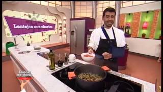 Receta lentejas con chorizo [upl. by Gardal653]