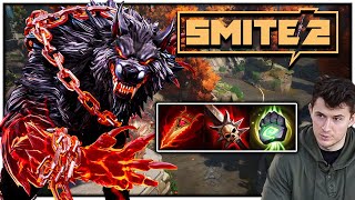 First Smite 2 Alpha Game  Fenrir’s Brutalize Can Crit [upl. by Ydur]