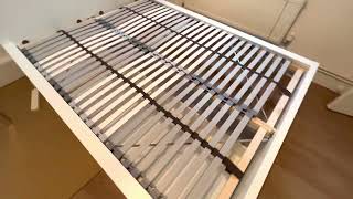 IKEA Malm Double Bed with lonset slats built by PP Flatpack Youtuber [upl. by Isawk]