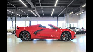 2021 Chevrolet Corvette Convertible C8 Torch Red Only 5 Miles 3LT and Z51 Performance Package [upl. by Rozalie]