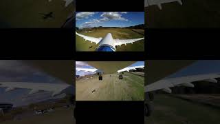 Freewing AL37 Airliner Twin 70mm EDF Jet Roll and loop ＃Shorts [upl. by Johppah]