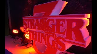 La EXPOSICION de STRANGER THINGS en MADRID Hawkins en Madrid [upl. by Stalder508]