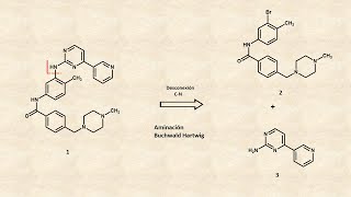 imatinib antineoplásico análisis retrosintético [upl. by Nettirb]